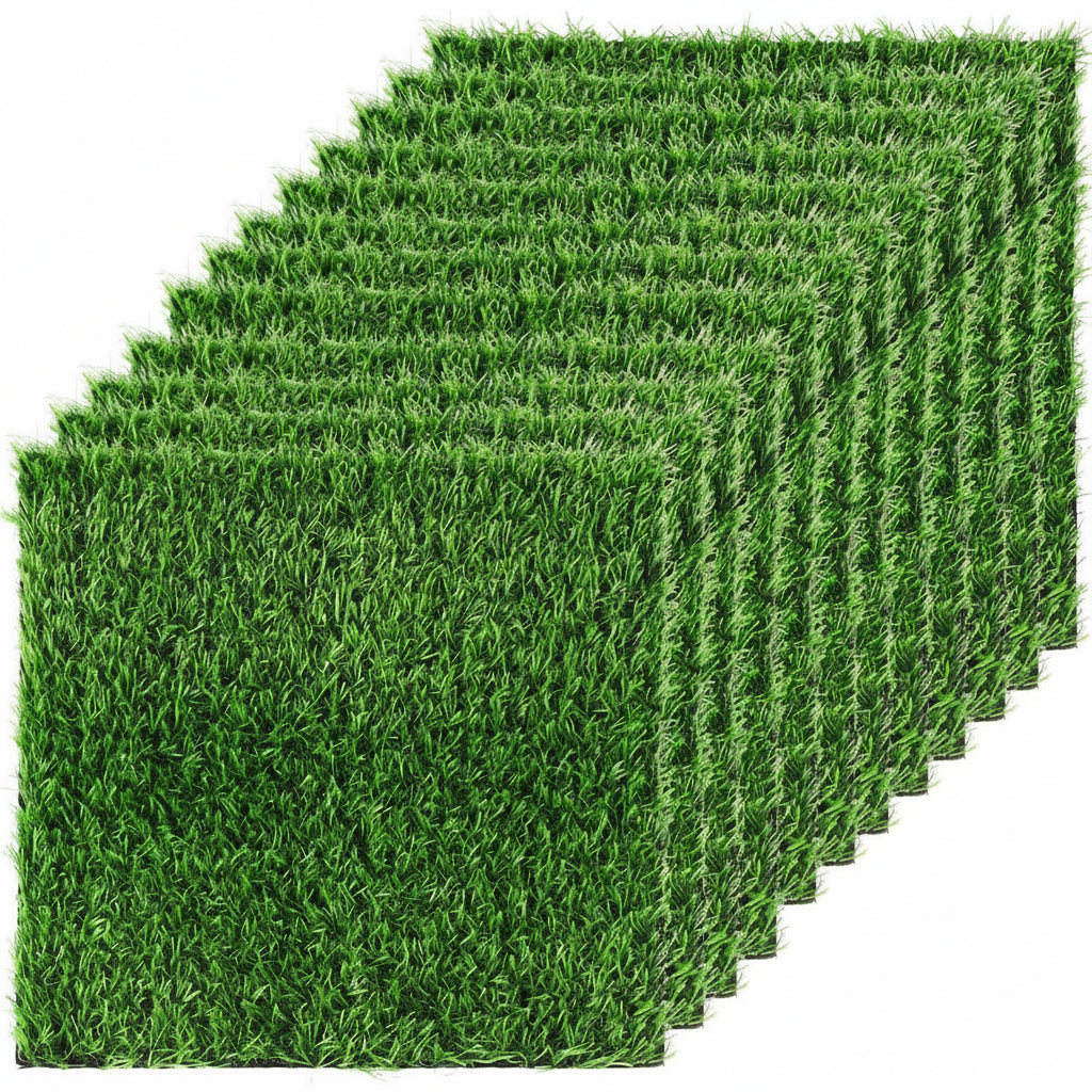 Washable Artificial Grass Nesting Pads - Chicken Nesting Pads for Chicken Coop and Pet Garden Lawn Indoor Outdoor 12"×12"×1"