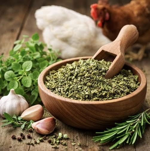Poultry Nesting Herbs, Includes Oregano, Basil, Red Pepper Flakes, Garlic, Rosemary, Lavendar, and More! Tater's Farm! 8oz, 16oz, 32oz