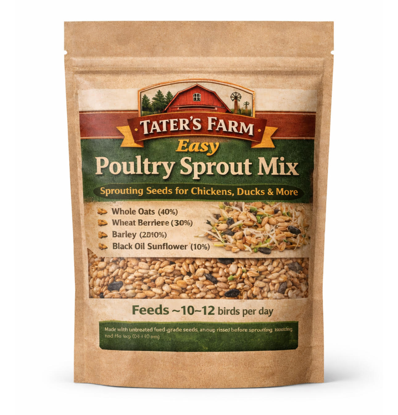 Sprouting Seed Mix for All Poultry